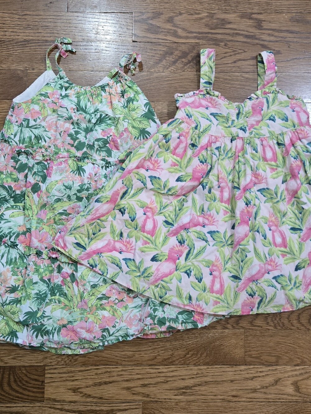 Janie and Jack Girls 2T Floral Sun Dress Bundle 2 Piece
